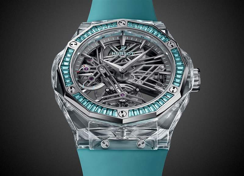 恒寶經(jīng)典融合Tourbillon Sapphire Orlinski限定款?yuàn)W林斯基陀飛輪腕表-復(fù)刻表