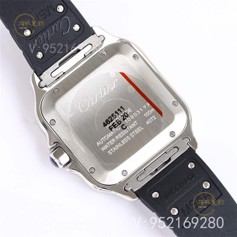 GF廠推出氟膠帶款式山度士復刻表,gf廠卡地亞山度士有哪些款式-復刻表