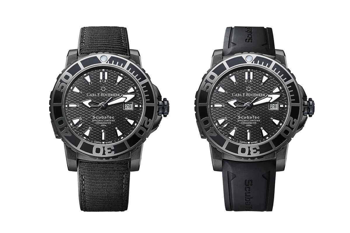 Carl F. Bucherer Patravi ScubaTec小眾黑色手表-復刻表