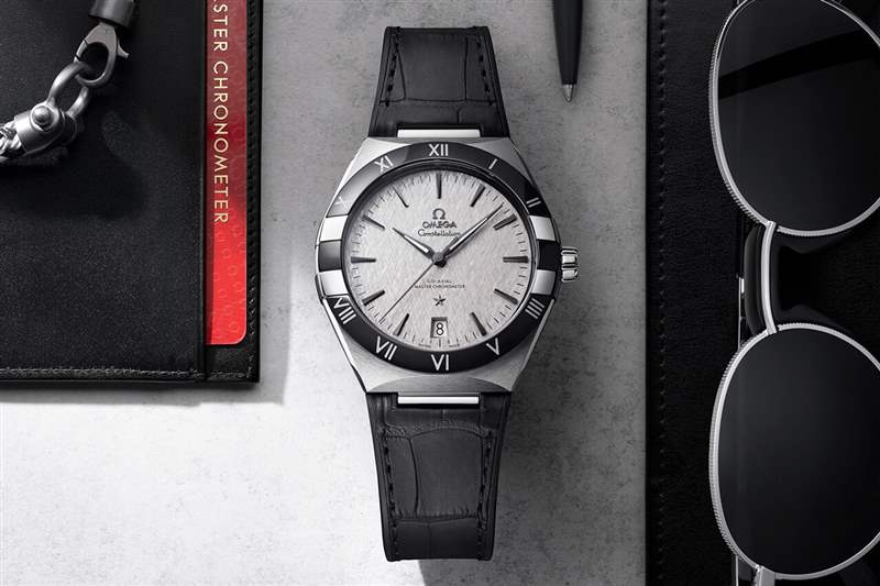 歐米茄星座系列41毫米藍色玫金紳士版-復刻表