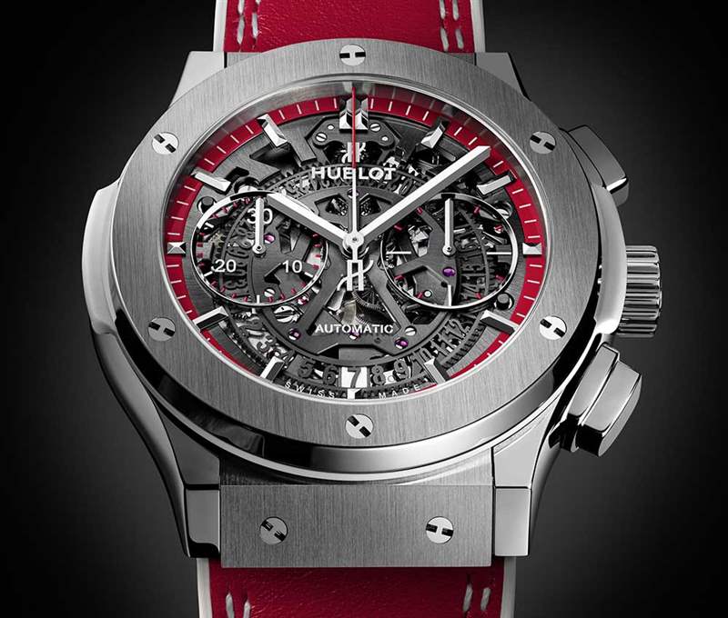 宇舶表經(jīng)典融合航空計(jì)時摩納哥特寫