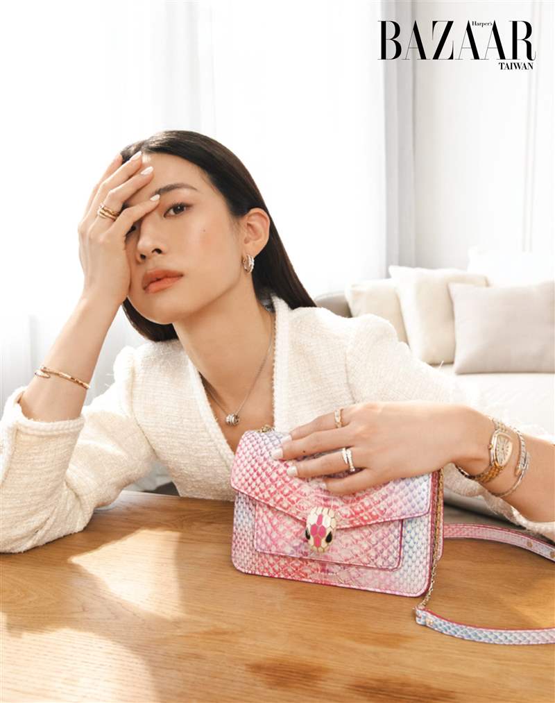 趙岱新化身serpenti女神展演百變時尚風格