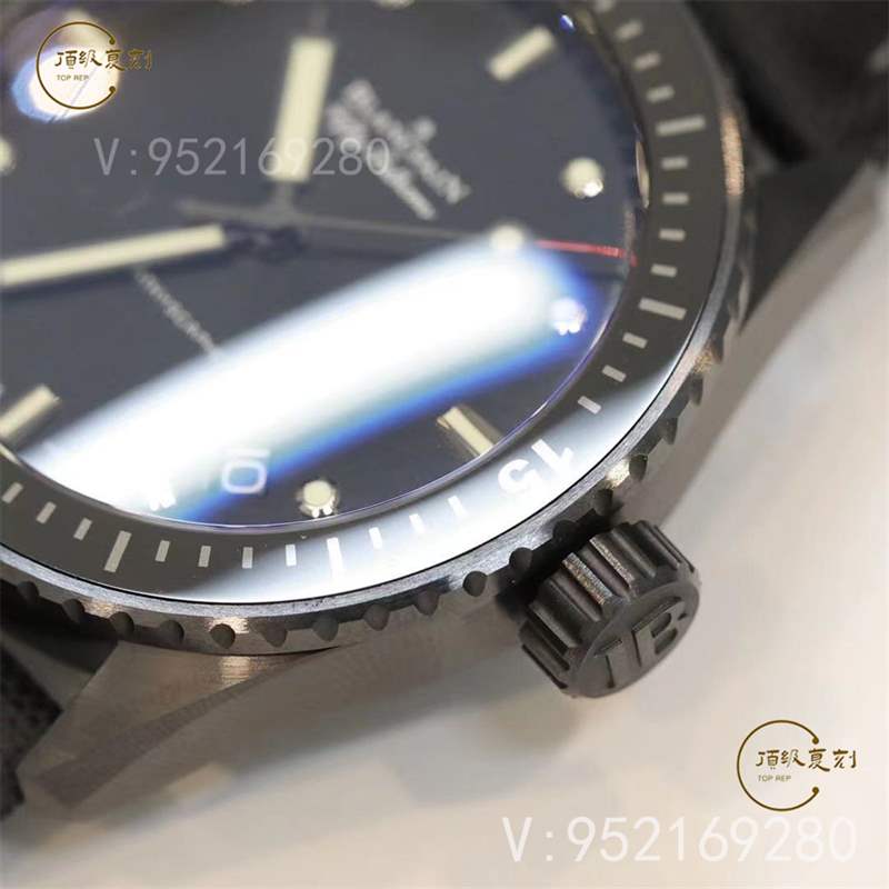 GF廠寶珀五十噚5000黑陶瓷復刻表做工值得入手嗎-復刻表