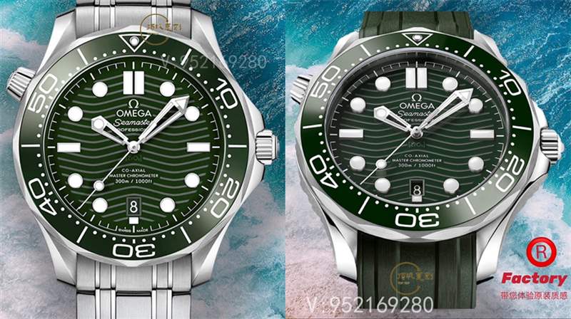 OR廠(chǎng)歐米茄海馬300綠盤(pán)復(fù)刻表新品上市,做工值得入手嗎-復(fù)刻表