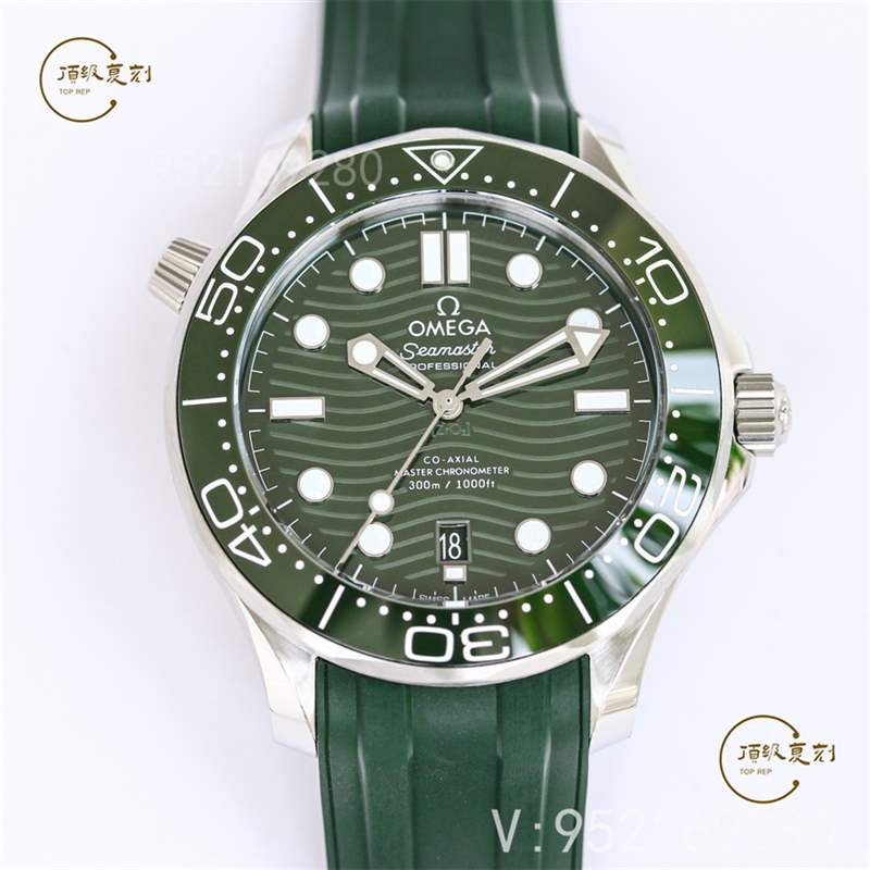 OR廠(chǎng)歐米茄海馬300綠盤(pán)復(fù)刻表新品上市,做工值得入手嗎-復(fù)刻表