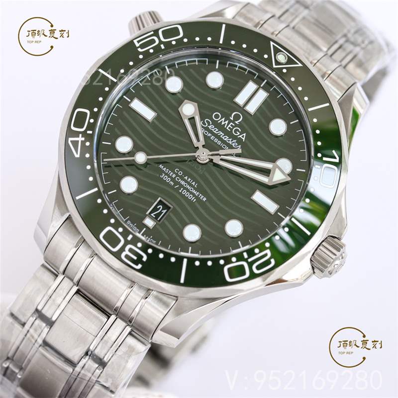OR廠(chǎng)歐米茄海馬300綠盤(pán)復(fù)刻表新品上市,做工值得入手嗎-復(fù)刻表