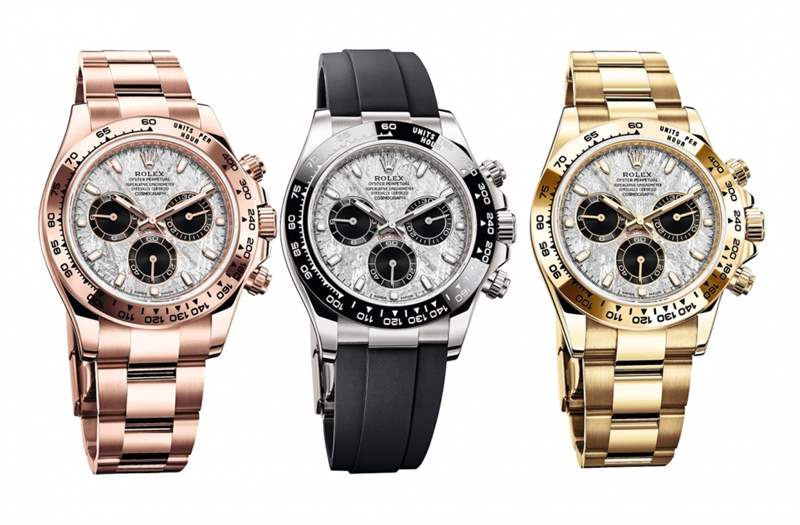 2021勞力士新表|勞力士Rolex最新迪通拿Daytona配上罕見隕石面-復(fù)刻表