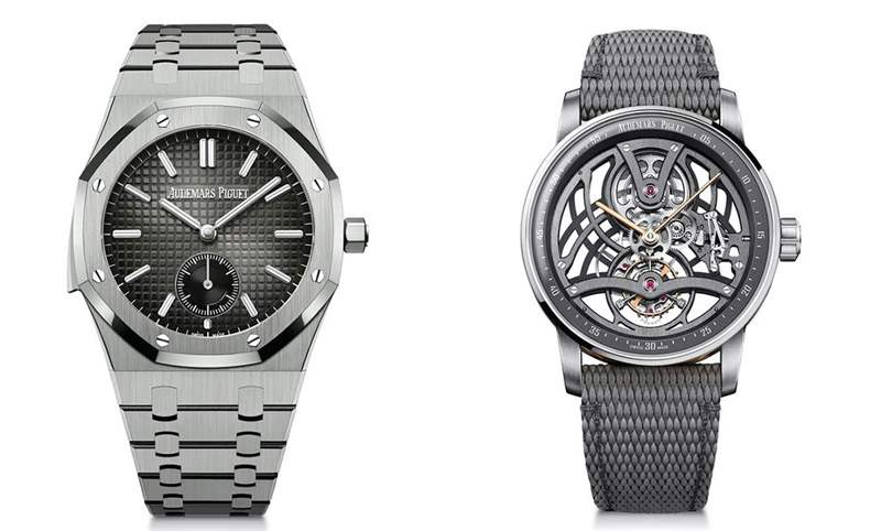 大復(fù)雜之作|愛彼皇家橡樹鈦金屬超問表、Code 11.59系列鏤空陀飛輪-復(fù)刻表