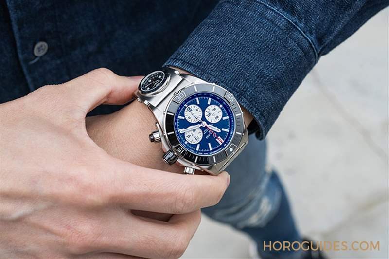 硬漢的重裝時尚|BREITLING Super Chronomat超級機械計時碼表-復刻表