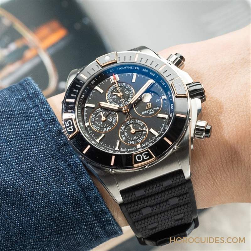 硬漢的重裝時尚|BREITLING Super Chronomat超級機械計時碼表-復刻表