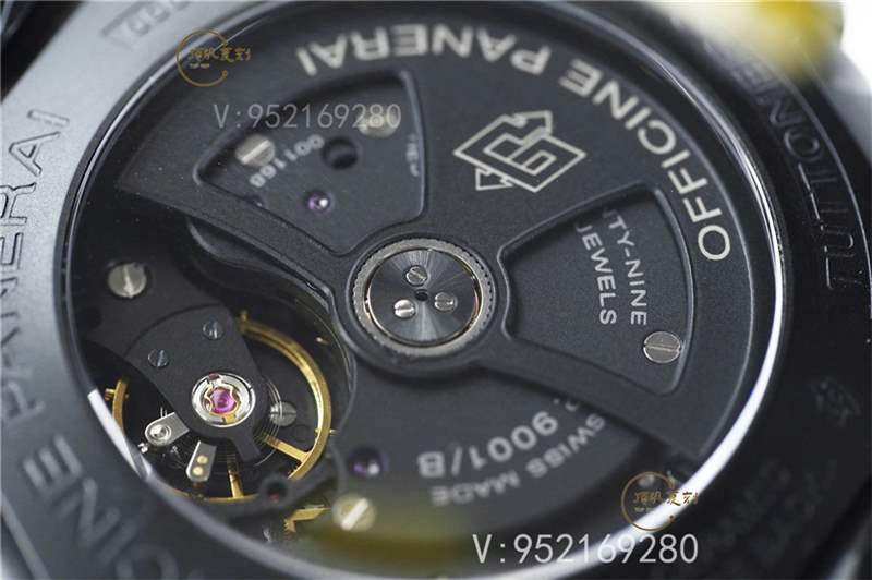VS廠沛納海pam438黑陶瓷腕表詳細(xì)評(píng)測(cè),鍍黑機(jī)芯更接近正品-復(fù)刻表