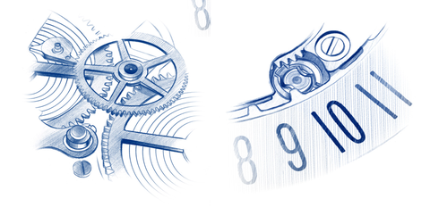 oris propilot x calibre 400 飛行表齒輪