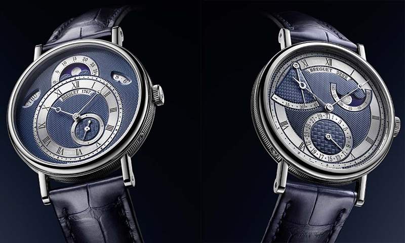 寶璣 CLASSIQUE 7137 & CLASSIQUE 7337時(shí)間、月亮和扭索飾紋é雕刻-復(fù)刻表