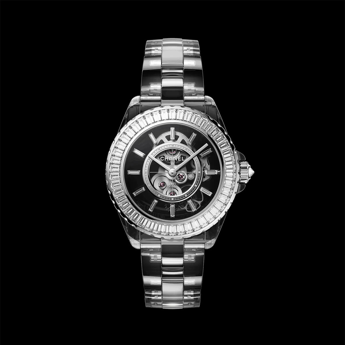 限量12枚!香奈兒J12 X個性鏤空機械手表H6249-復(fù)刻表