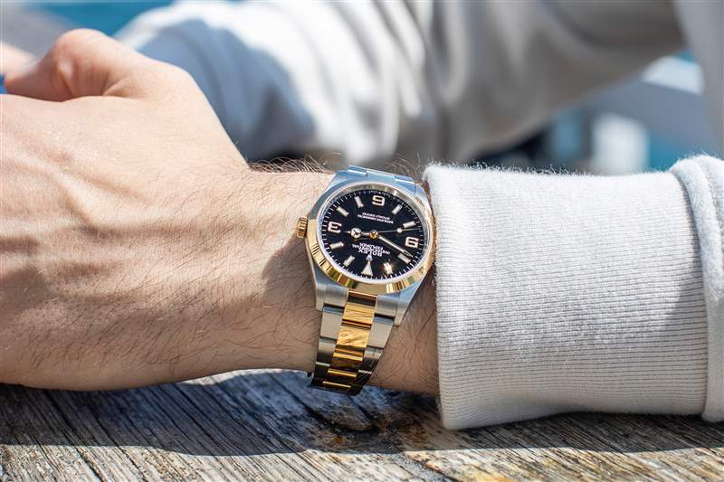 手腕上的一周:雙色勞力士探險(xiǎn)家腕表 124273-復(fù)刻表