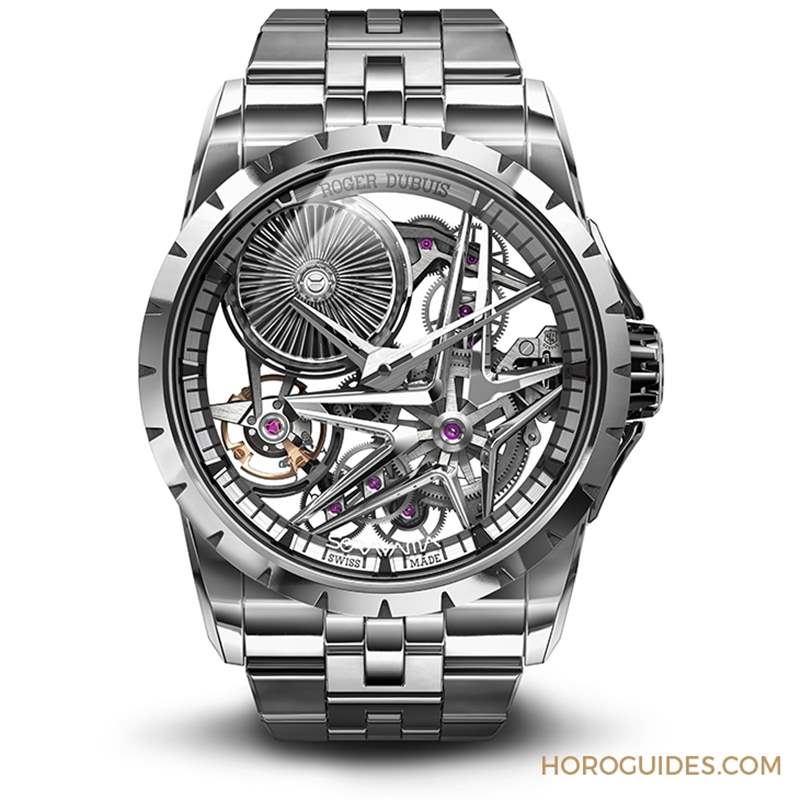 ROGER DUBUIS - 這款自動盤轉起來很迷幻！ Roger Dubuis攜手空山基推出Excalibur Sorayama Monobalancier腕表