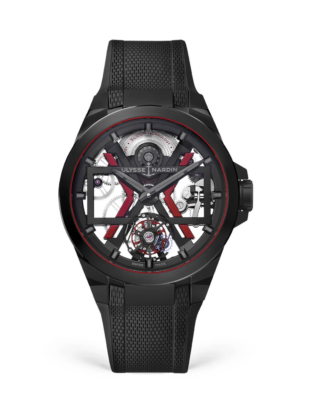 雅典表Ulysse Nardin Blast系列1723-400經(jīng)典機械設(shè)計腕表-復(fù)刻表