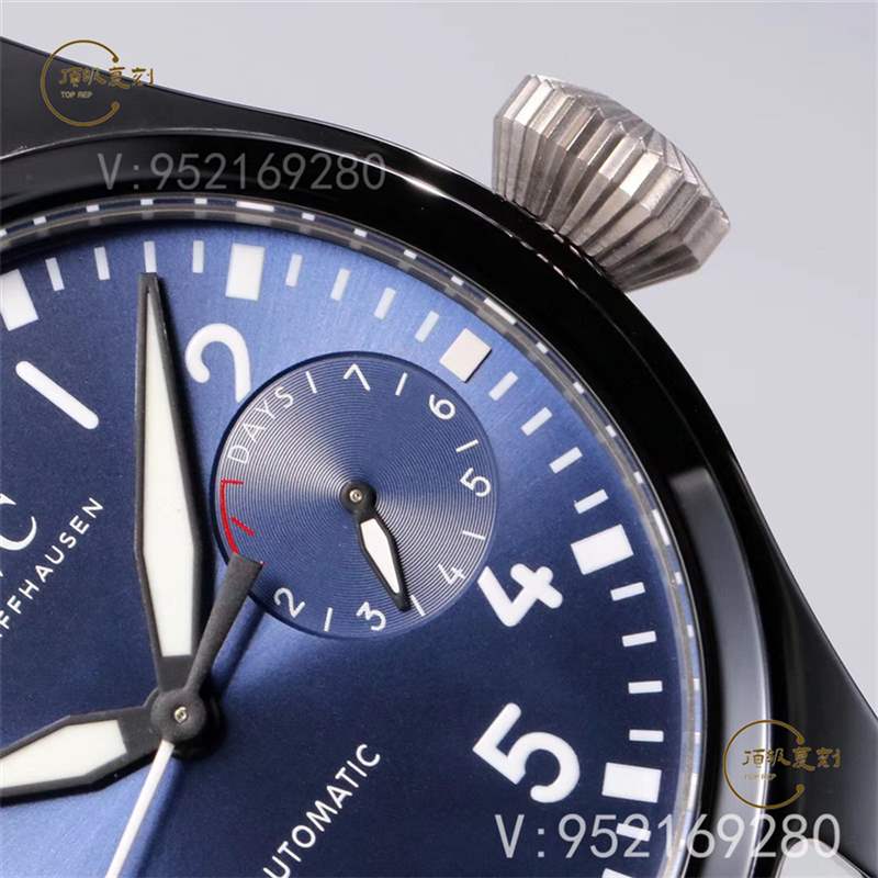 ZF廠萬(wàn)國(guó)大飛-ZF廠萬(wàn)國(guó)大飛行員IW502003藍(lán)盤陶瓷復(fù)刻做工怎么樣-復(fù)刻表