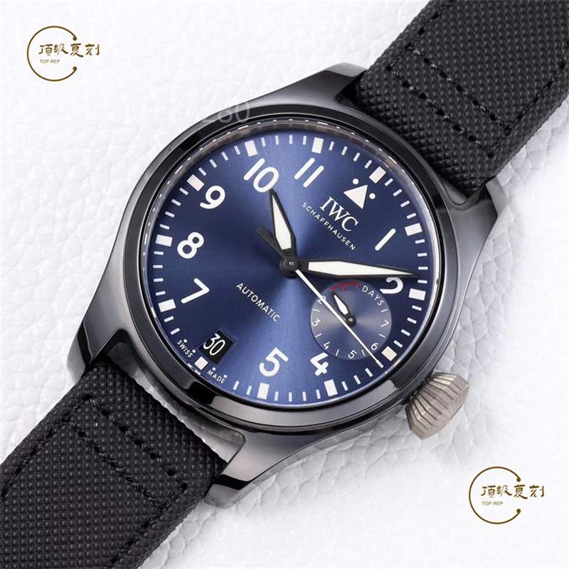 ZF廠萬(wàn)國(guó)大飛-ZF廠萬(wàn)國(guó)大飛行員IW502003藍(lán)盤陶瓷復(fù)刻做工怎么樣-復(fù)刻表