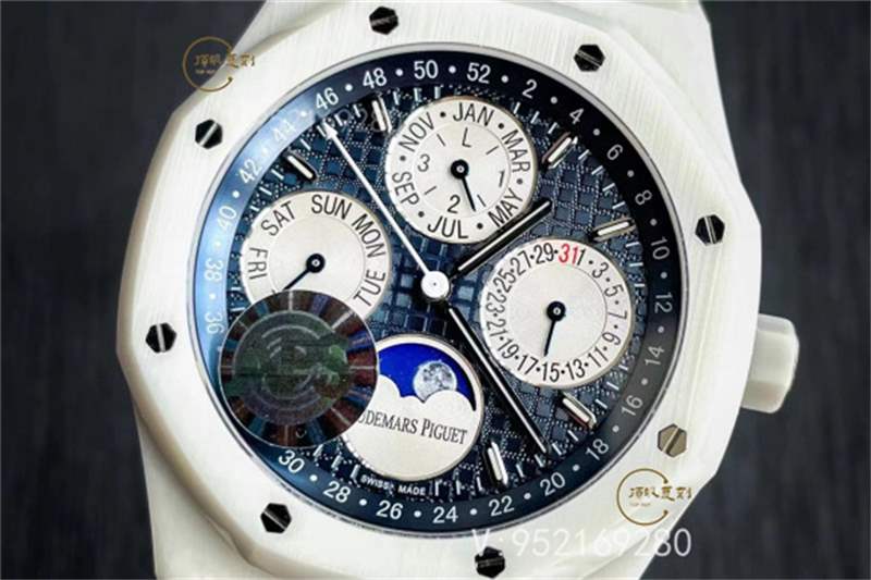 APS廠AP愛(ài)彼萬(wàn)年歷白陶瓷AP26579計(jì)時(shí)表復(fù)刻做工怎么樣-復(fù)刻表