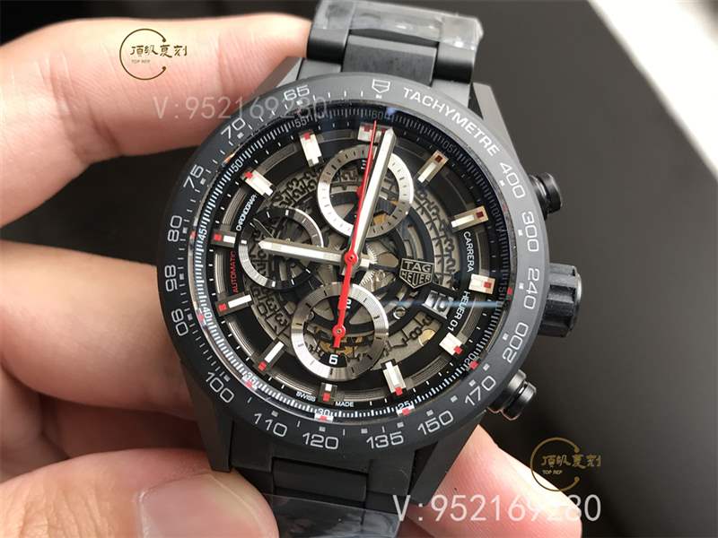 XF廠卡萊拉黑陶瓷-XF廠泰格豪雅卡萊拉黑騎士復刻表做工怎么樣-復刻表