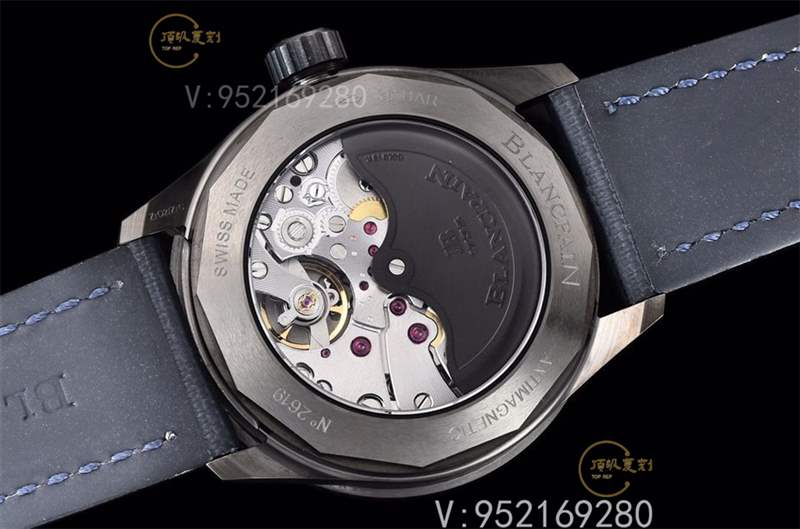 GF廠寶珀五十噚5000黑陶瓷藍盤復刻表做工怎么樣-復刻表