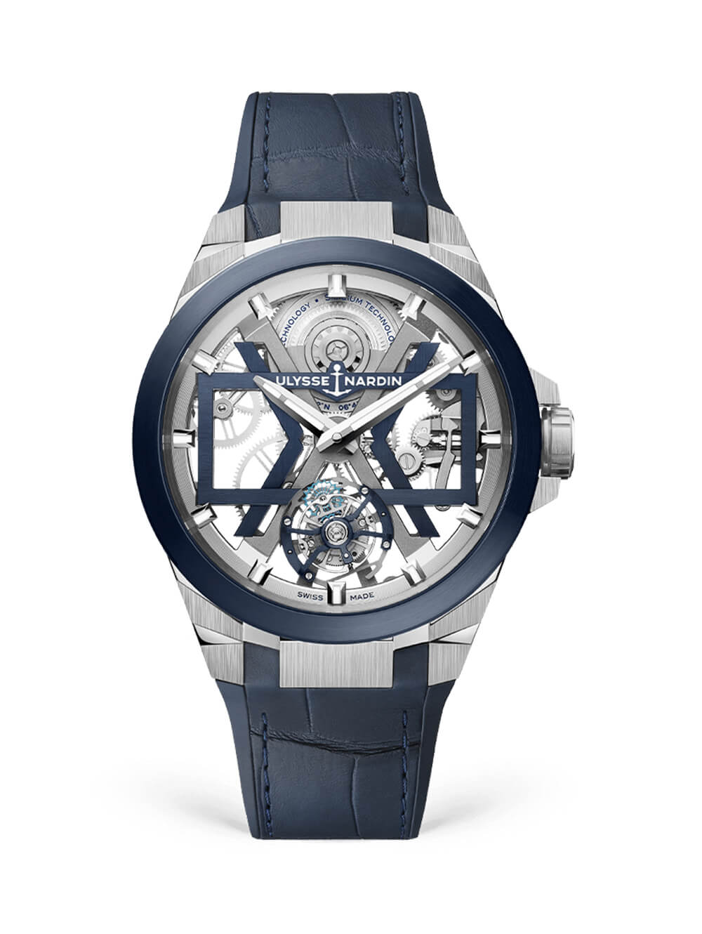 雅典表Ulysse Nardin Blast系列1723-400經(jīng)典機械設(shè)計腕表-復(fù)刻表