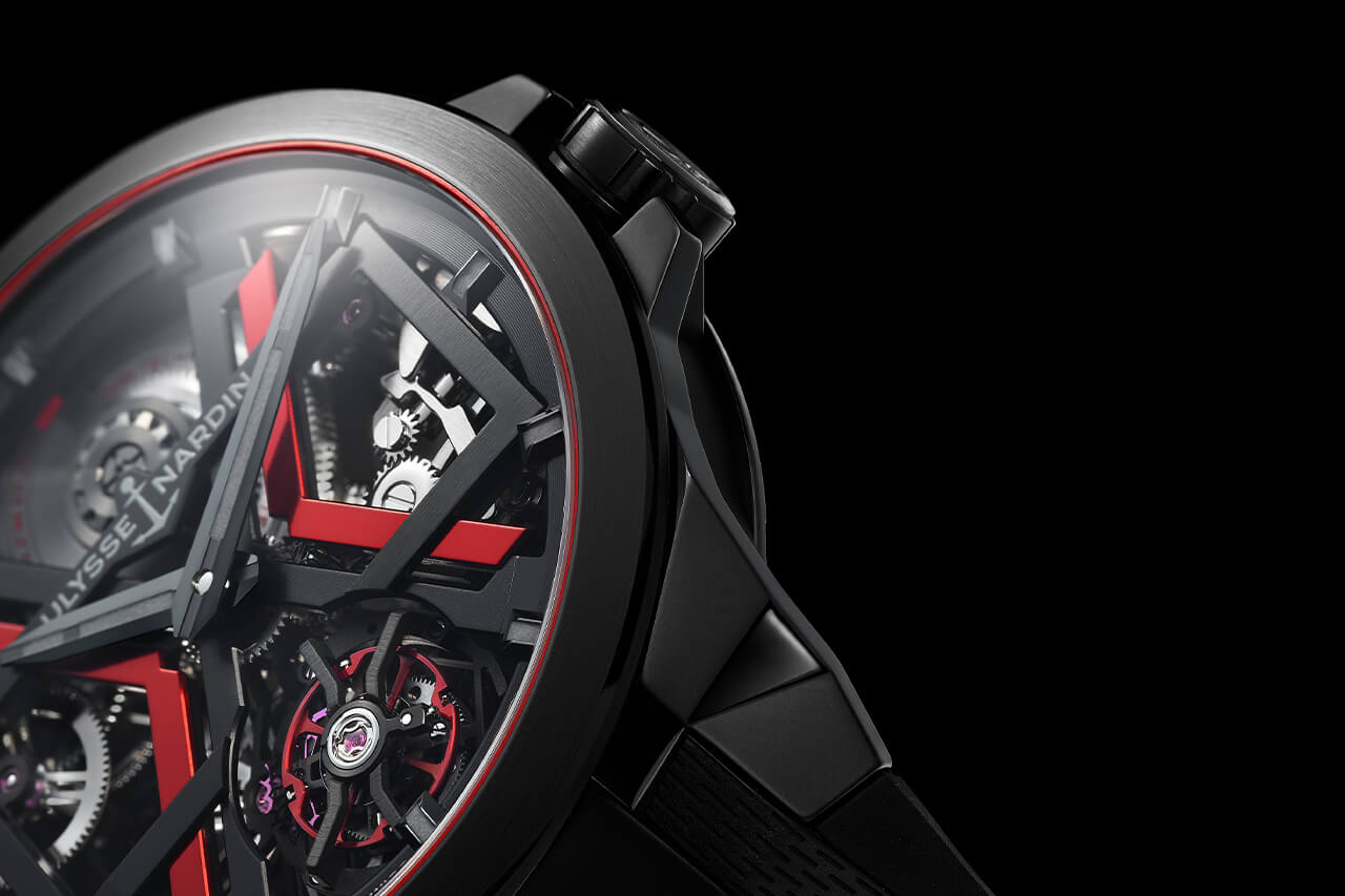 雅典表Ulysse Nardin Blast系列1723-400經(jīng)典機械設(shè)計腕表-復(fù)刻表