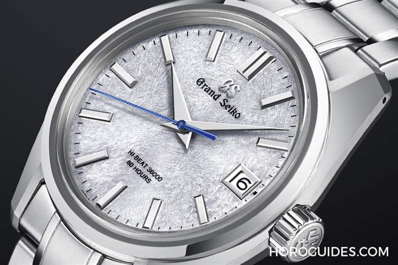 GRAND SEIKO - 淡藍面盤呈現巖手山「融雪」美景，Grand Seiko 44GS首款白鋼材質