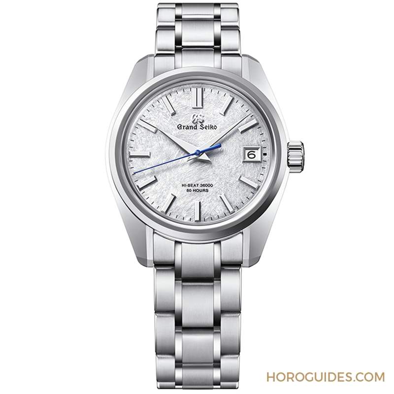 GRAND SEIKO - 淡藍面盤呈現巖手山「融雪」美景，Grand Seiko 44GS首款白鋼材質