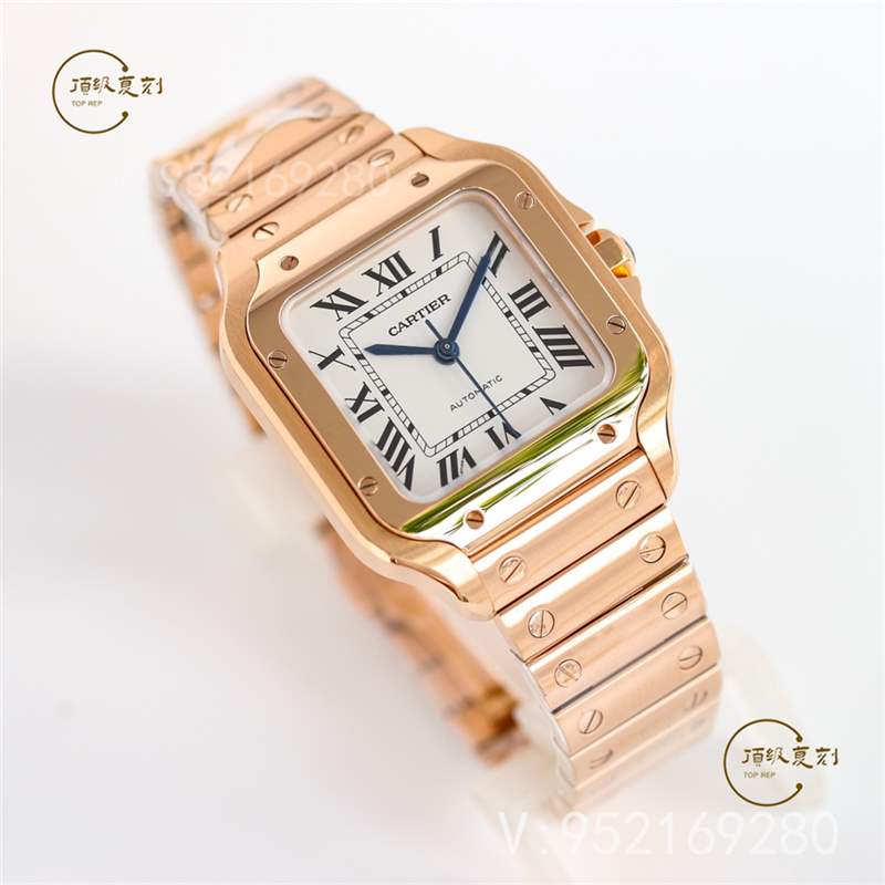 GF廠卡地亞35mm中號山度士復刻表新品做工評測-復刻表