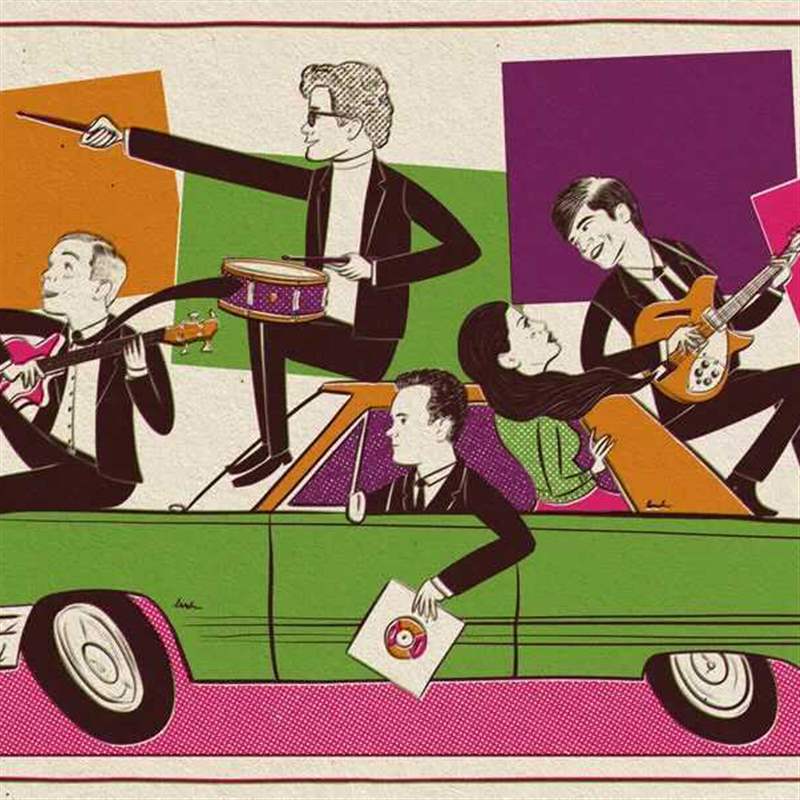 以“你做的事！”中的主要人物為特色的插圖