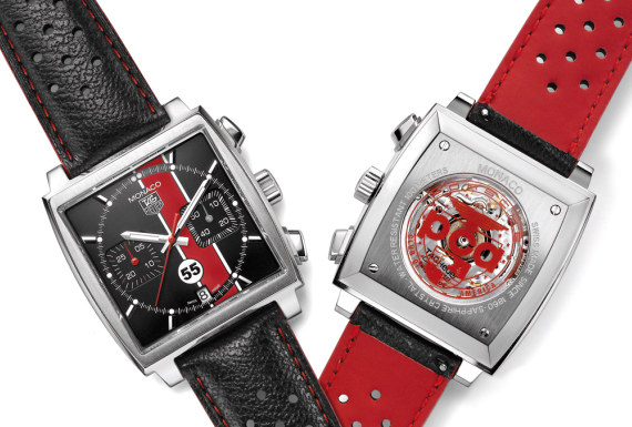 PCA-TAG front & back 泰格豪雅(Tag Heuer)和美國(guó)保時(shí)捷俱樂(lè)部聯(lián)手推出限量版摩納哥腕表-復(fù)刻表