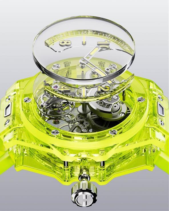 HUBLOT - HUBLOT藍寶石不只晶透亮還有螢光黃SAXEM滿滿科技含量