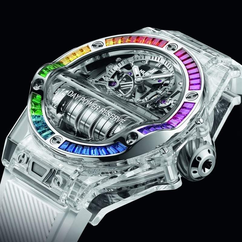 HUBLOT - HUBLOT藍寶石不只晶透亮還有螢光黃SAXEM滿滿科技含量