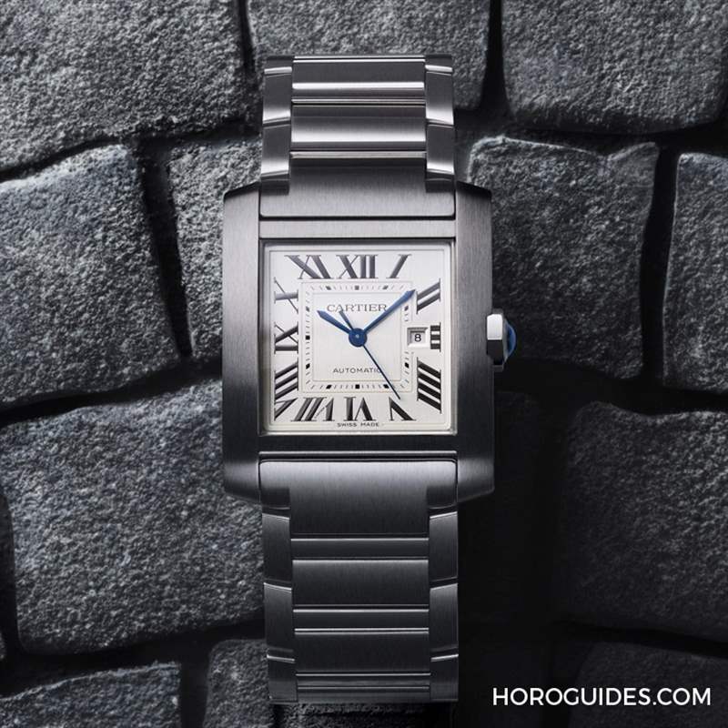 CARTIER - 法國坦克回來了！ Cartier Tank家族唯一鏈帶表款Tank Fran?aise改版回歸