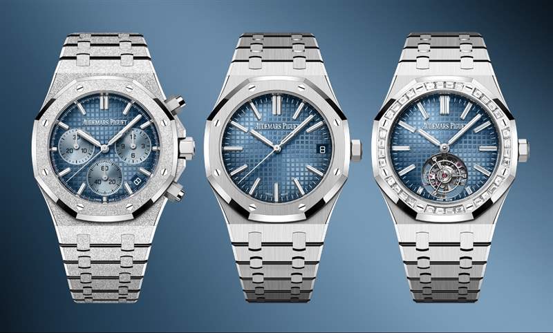 愛彼Royal Oak皇家橡樹41mm三款煙熏漸層藍面特別版-復(fù)刻表