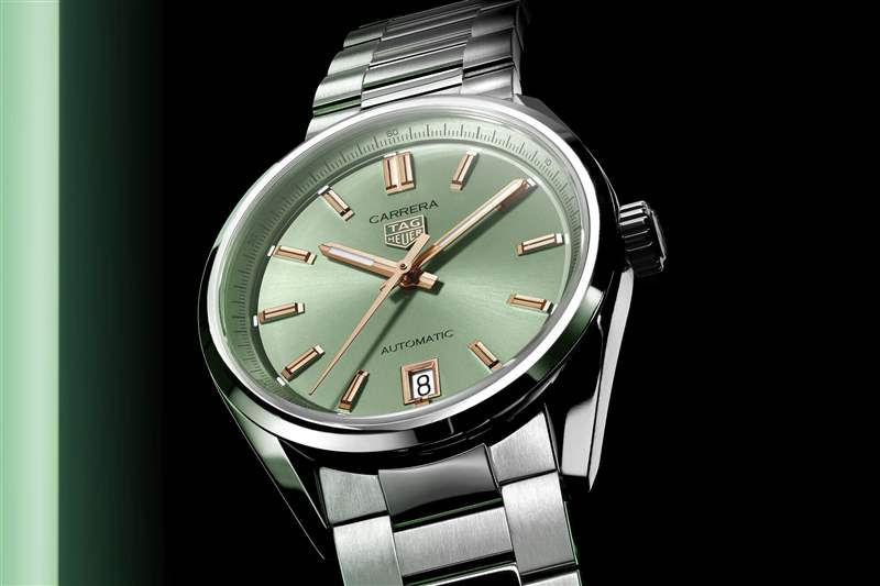 全新配色的泰格豪雅卡萊拉36毫米腕表–機芯升級-復刻表
