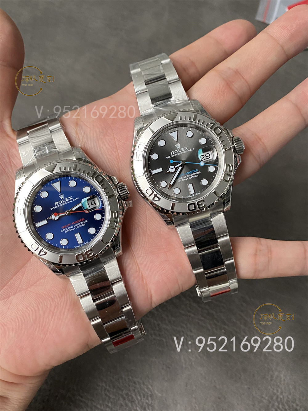 VS廠勞力士藍(lán)/灰游艇3235機(jī)芯和C廠游艇上海機(jī)芯怎么區(qū)分-復(fù)刻表