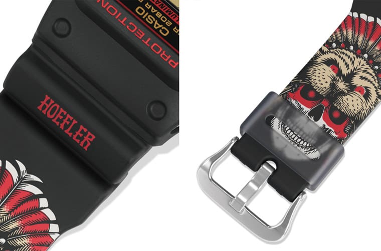 G-SHOCK與滑板冠軍選手、品牌三方聯(lián)名DW-5600方表散發(fā)濃濃街頭藝術(shù)風(fēng)格-復(fù)刻表