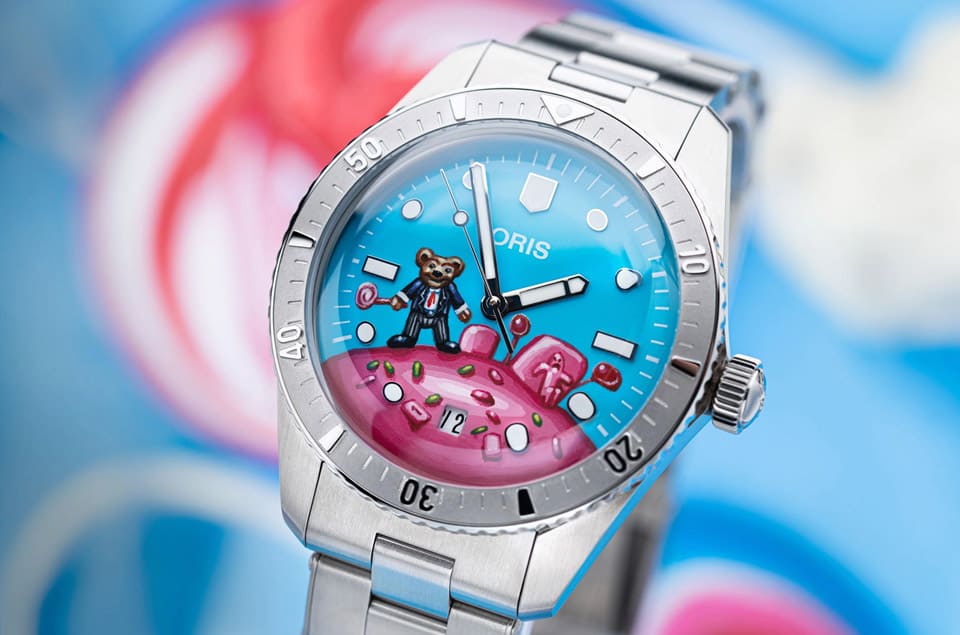 ORIS Divers 65糖果彩色面加小熊彩繪「上架才幾天就完售」-復(fù)刻表