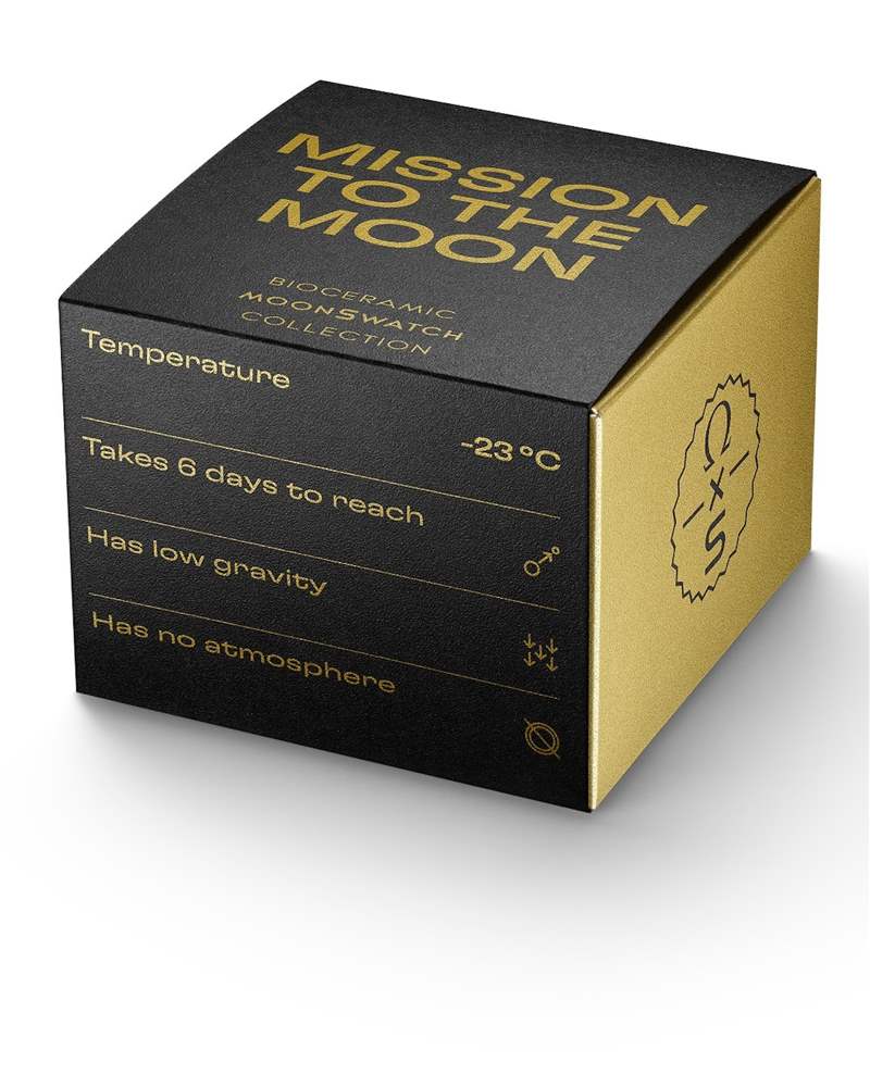 Mission to Moonshine? Gold在5月時SWATCH進一步增加販售店點（全球19間店），同時也小小改動了手表，將秒針針尖的夜光物料從白色改成粉紅色。 （IG@swatch）