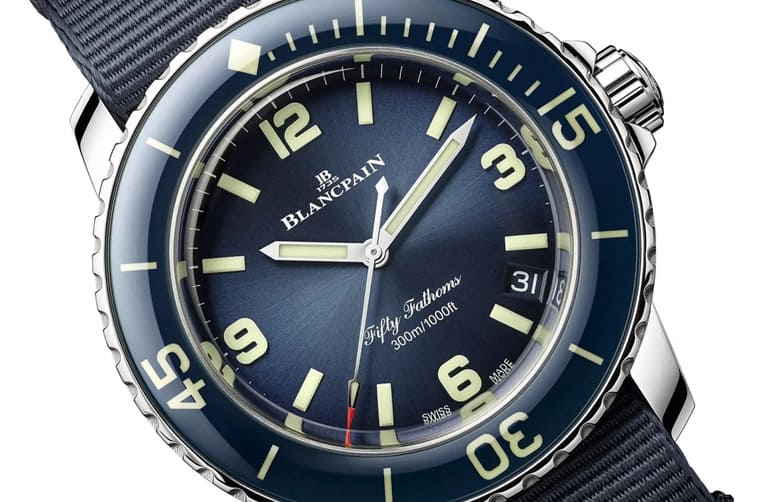 寶珀五十噚70周年紀(jì)念表?yè)Q上藍(lán)色調(diào)展現(xiàn)僅此一只的獨(dú)特性-復(fù)刻表