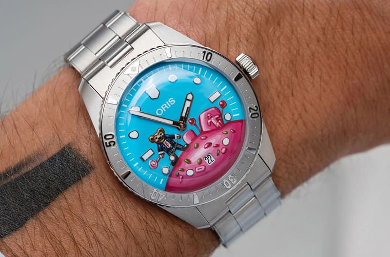 ORIS Divers 65糖果彩色面加小熊彩繪「上架才幾天就完售」-復(fù)刻表
