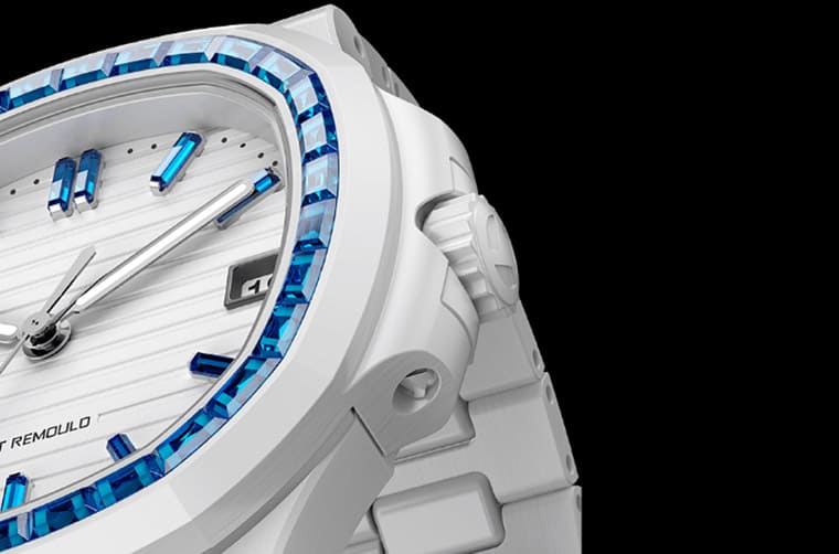 「白陶瓷搭彩色寶石」百達翡麗金鷹5711掀起高級運動表奢華風-復(fù)刻表