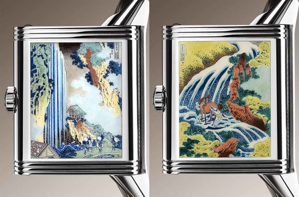 積家將葛飾北齋浮世繪名畫濃縮進(jìn)Reverso手表翻轉(zhuǎn)到表背可見珍稀微繪琺瑯工藝-復(fù)刻表