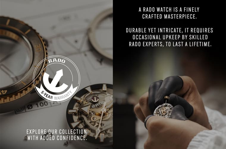 RADO雷達(dá)表將保固期從2年延長至5年但入手時間點要特別注意-復(fù)刻表