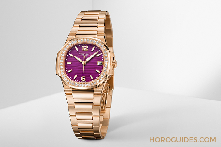 PATEK PHILIPPE - Ladies First！ 百達翡麗最新Aquanaut Luce「彩虹」三問表與Nautilus織紋復合表帶