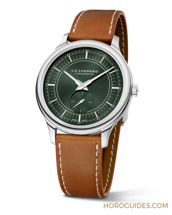 森林綠配分區(qū)式表盤,演繹當代復(fù)古風(fēng)情|CHOPARD LUC XPS Forest Green-復(fù)刻表