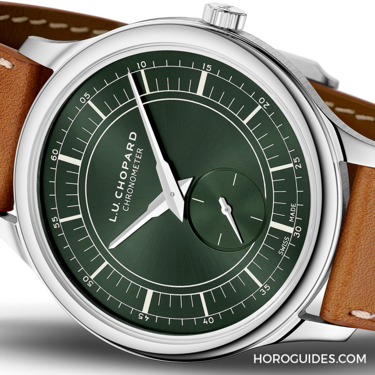 森林綠配分區(qū)式表盤,演繹當代復(fù)古風(fēng)情|CHOPARD LUC XPS Forest Green-復(fù)刻表